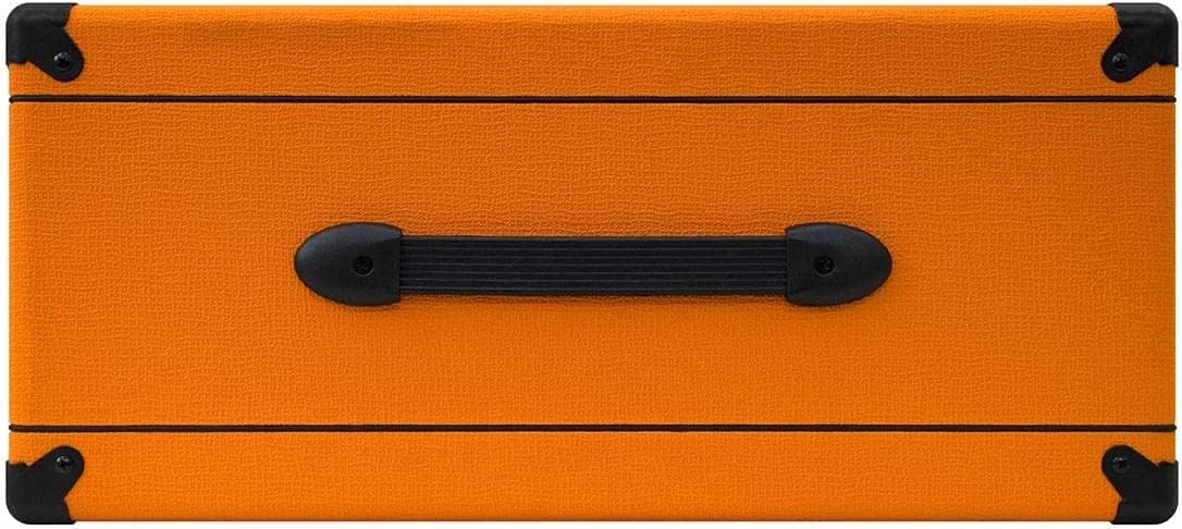 Orange SUPER-CRUSH-100-H Super Crush 100W Guitar Amplifier Head Bundle w/Pig Hog 10' Orange Creme 2.0 Guitar Bass Cable, Power Cable & Liquid Audio Polishing Cloth