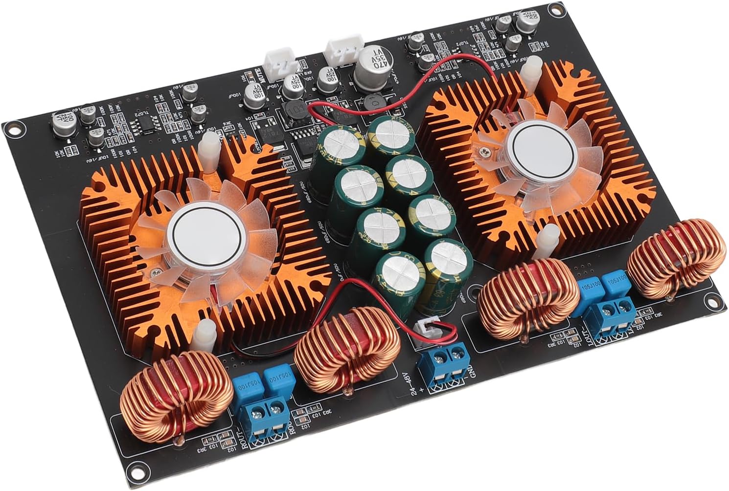 TPA3255 Amplifier Board, Class D Dual Core 600W Stereo, Efficiency Amp Module for Home Theater with Clear Sound Output
