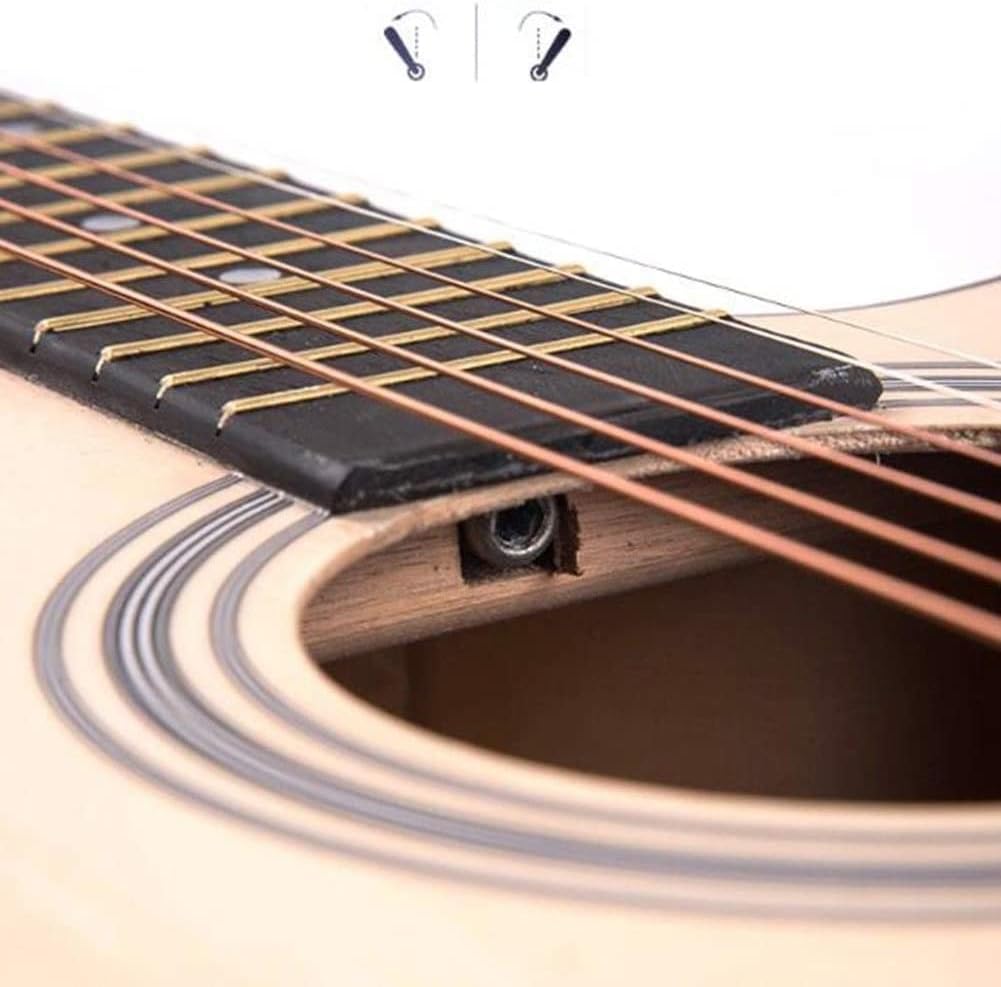 Full Size Guitar Acoustic Guitar Starter Kit 38 Inches Natural Musical Instruments Young Student Practice Classical Guitar Strings Beginner Acoustic Guitar Starter Package Student G (White 38 inch)