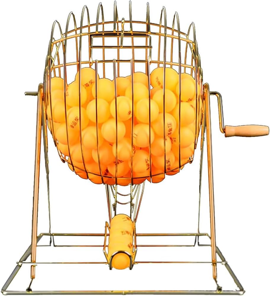 Manual Lottery Machine Bingo Game Set, for Entertainment Venues, Shopping Supermarkets and Malls