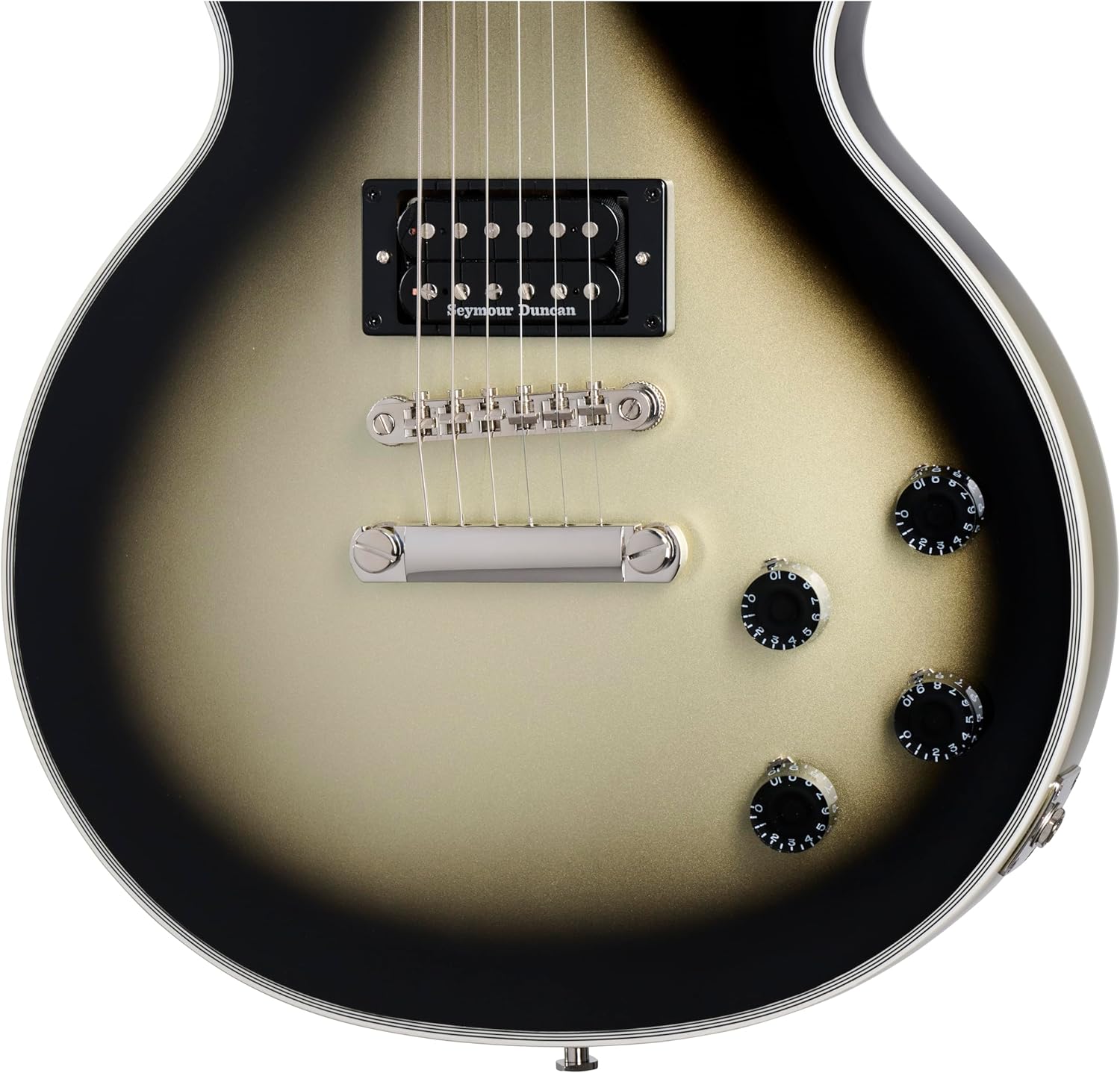 Epiphone Adam Jones 1979 Les Paul Custom, Antique Silver with Case