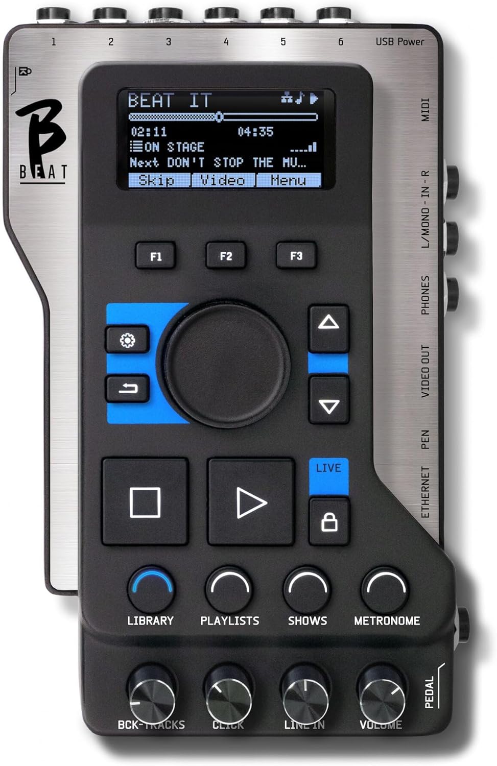 M-LIVE B-Beat 32GB 8-Channel Audio Mixing Console with USB Connectivity