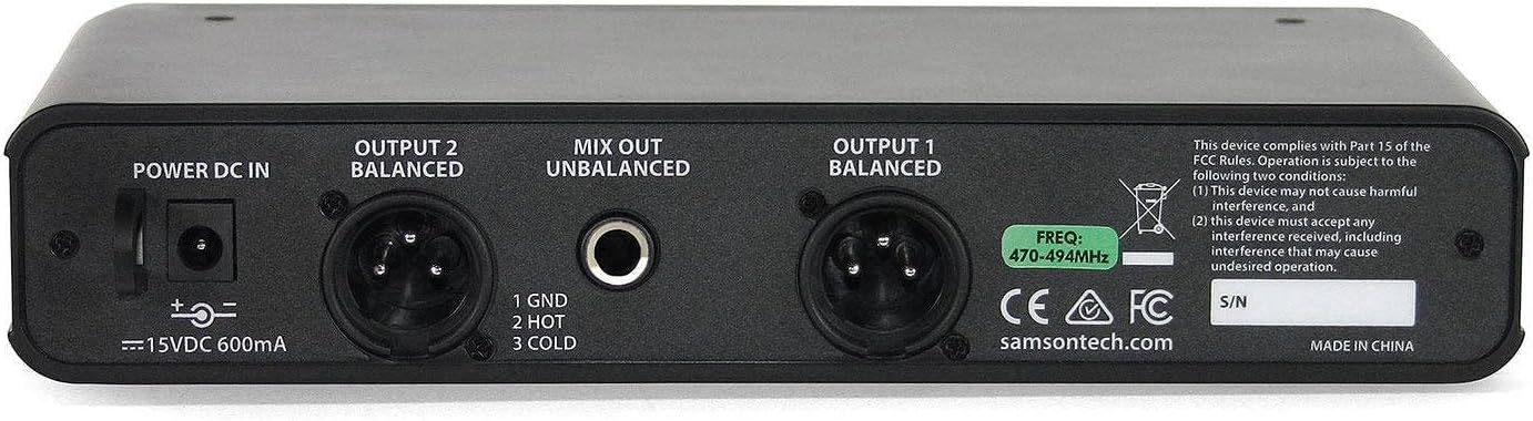 Samson 8 String Solid-Body Electric Guitar, Right (SWC288XHQ8-K)