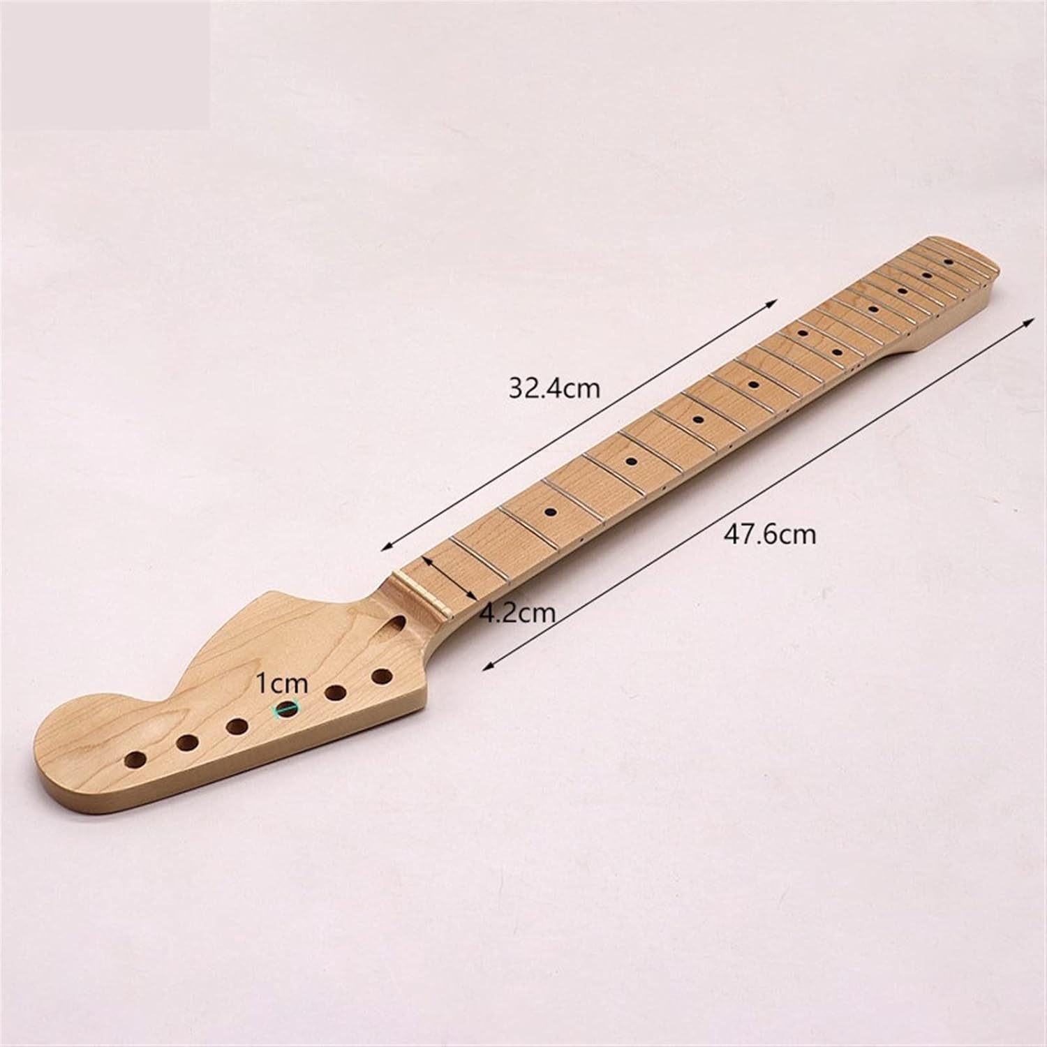 TSTS Electric Guitar Neck Natural Color Maple Big Head Neck for ST Electric Guitar Guitar ​Neck Replacement