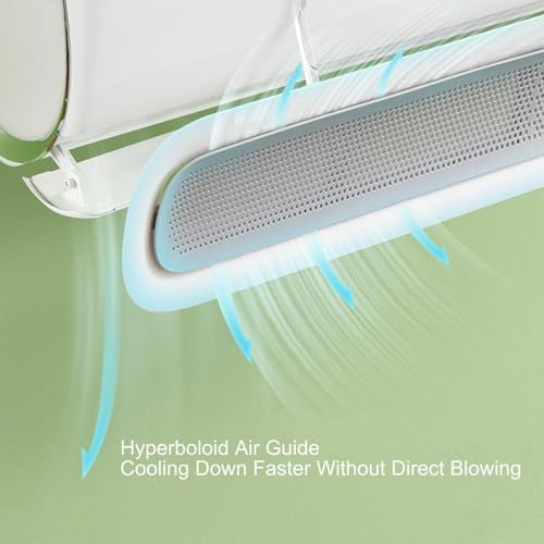 Air Conditioning Deflector,Adjustable Air Conditioner Wings,Anti-Direct Inflation for Air Conditioning, Easy Installation Adjustable Air Windshield Cooled Baffle for Air Conditioning