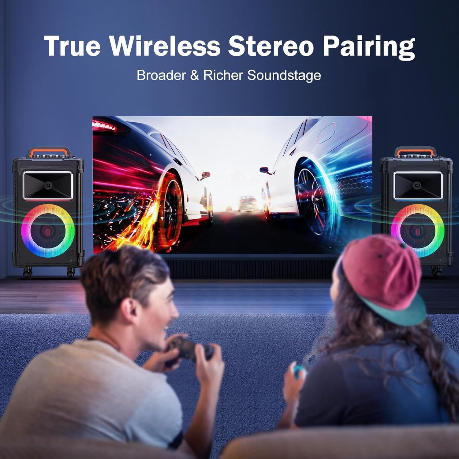 Bluetooth Wireless Speaker with 10