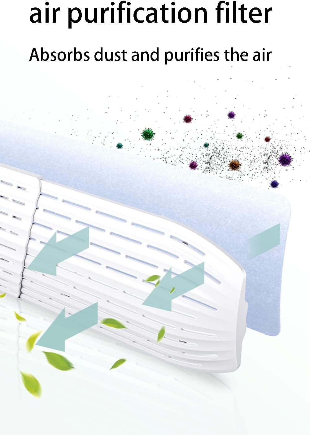 Mesh Air Conditioner Wind Deflector, Wall-Mounted Air Conditioner Universal Anti-Straight Blowing Deflector, Adjustable Angle