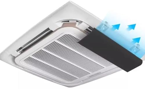 Air conditioning deflector 1 PCS Angle Adjustable Ceiling Air Vent Deflector, Cooling/Heating Air Circulation Air Conditioner Wind Baffle for Central Air Conditioning Hotel Office