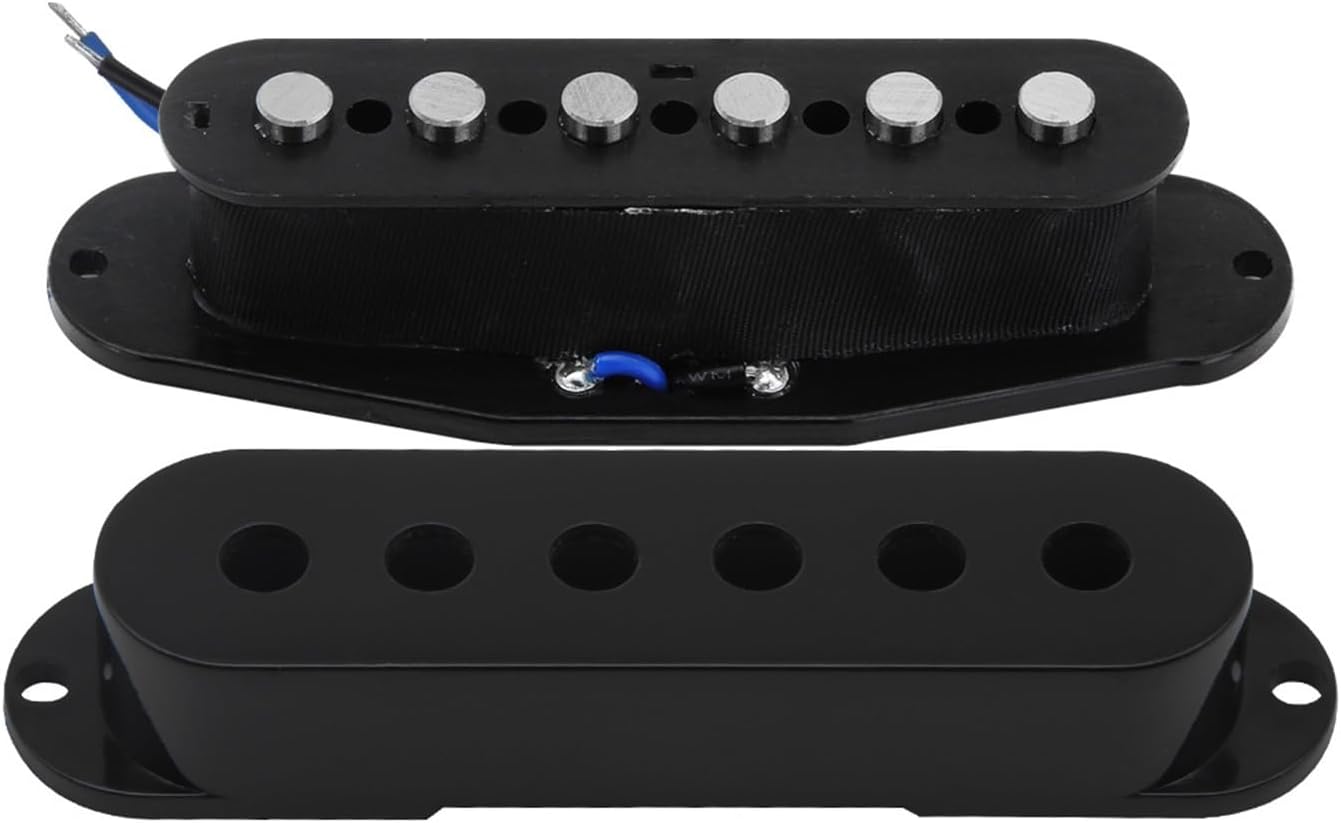 HSH Alnico 5 Electric Guitar Humbucker and Single Coil Pickup Set for Guitar Parts Guitar Replacement Parts (Color : BK)