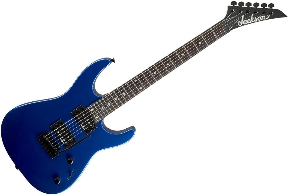 Jackson JS Series Dinky JS12 6-String Right-Handed Electric Guitar with Amaranth Fingerboard (Metallic Blue)