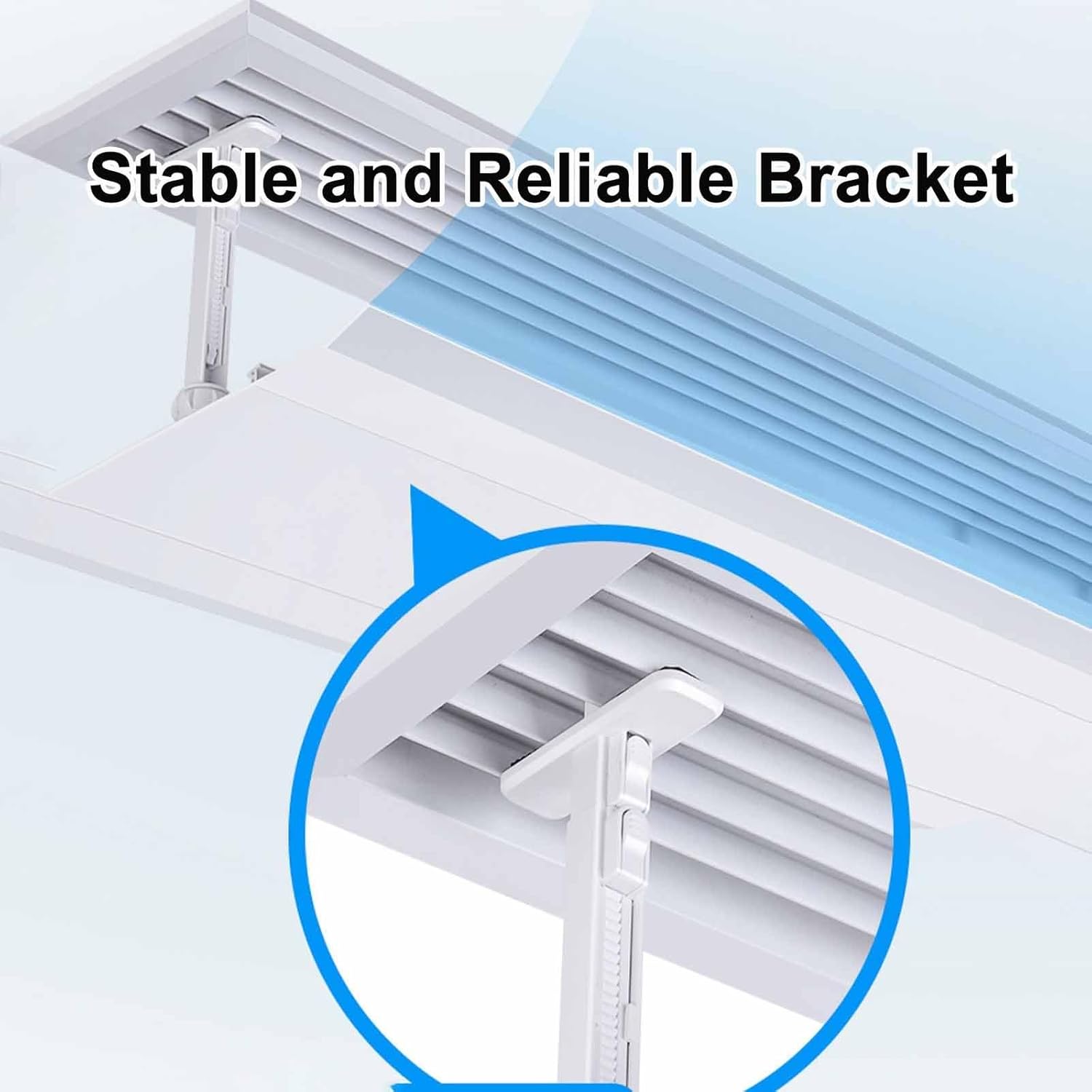 Adjustable Air Conditioner Windshield, Central AC Air Conditioner Deflector, Universal ac Vent Deflector, for Home, Office and Commercial Use