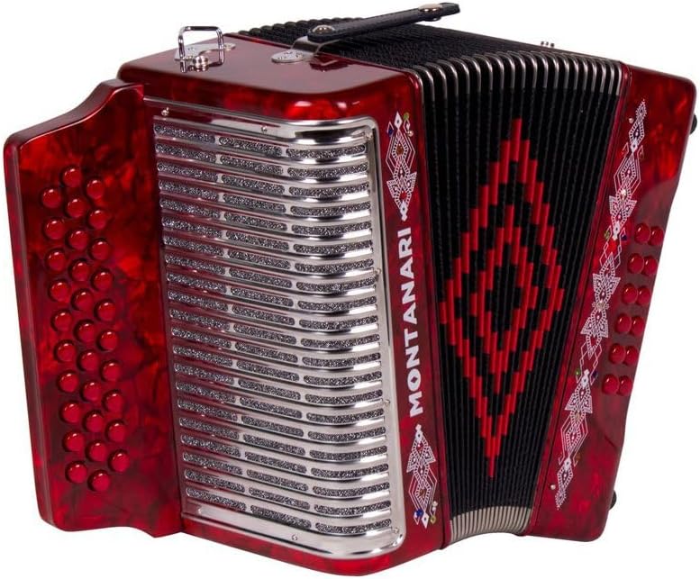 Montanari 3112 MG Accordion EAD Red