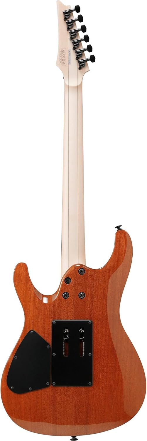 Ibanez S6570BWE Prestige 6-String Right-Handed Electric Guitar with African Mahogany Body and Rosewood Fingerboard (Natural)