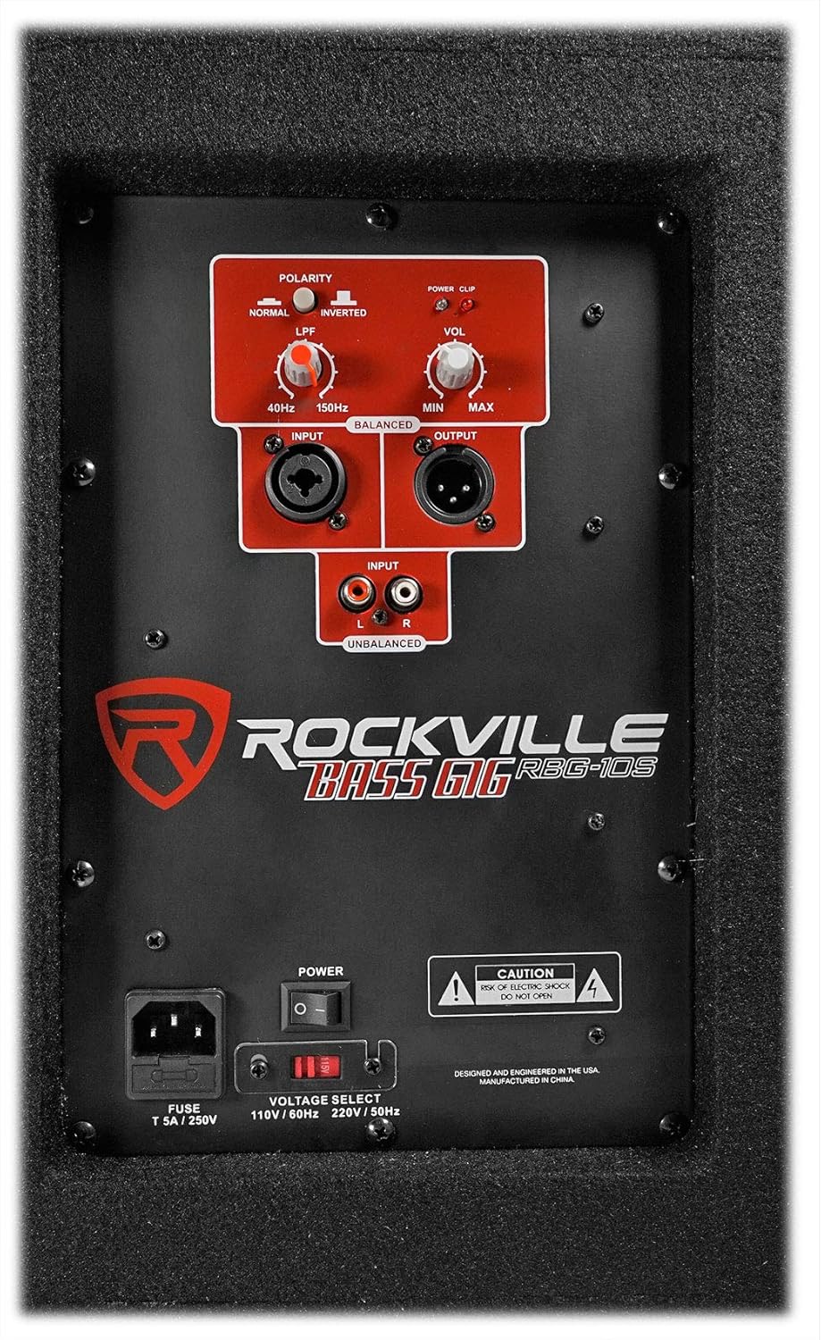 Rockville RBG10S Powered PA Subwoofer, Compact, 10