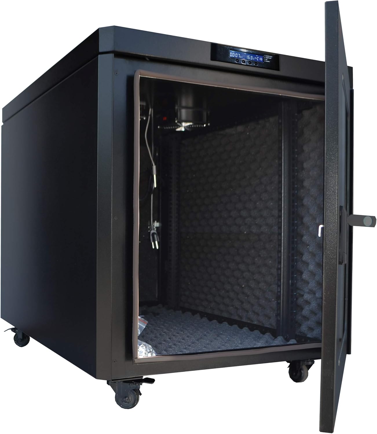 Sysracks Soundproof Server Cabinet – Noise-Reducing Rack Enclosure – Multiple Sizes (12U)