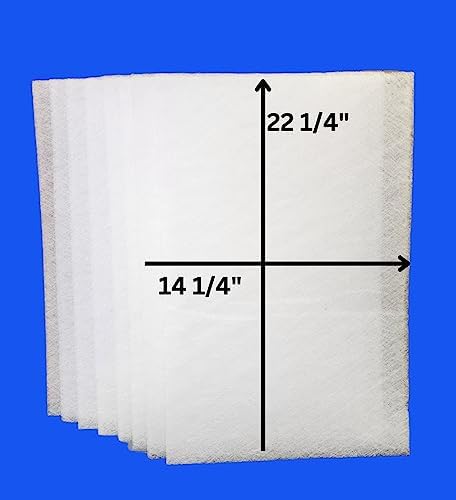Fast-Shipped-Filters 8 Pack 16x25 Replacement Filters Pads Compatible with Respicaire CG MicroCLean 95 Air Cleaner