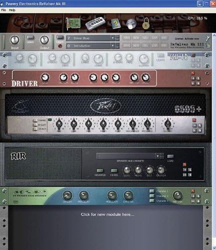 Peavey ReValver HP Guitar Amp Modeling Software