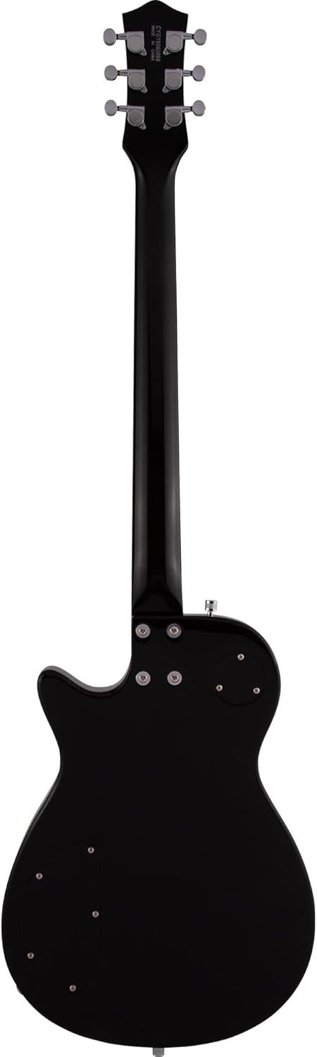 Gretsch G5260T Electromatic Jet Baritone Electric Guitar with Bigsby - Black Bundle with Strap, Strings, String Winder, Picks, and Austin Bazaar Polishing Cloth