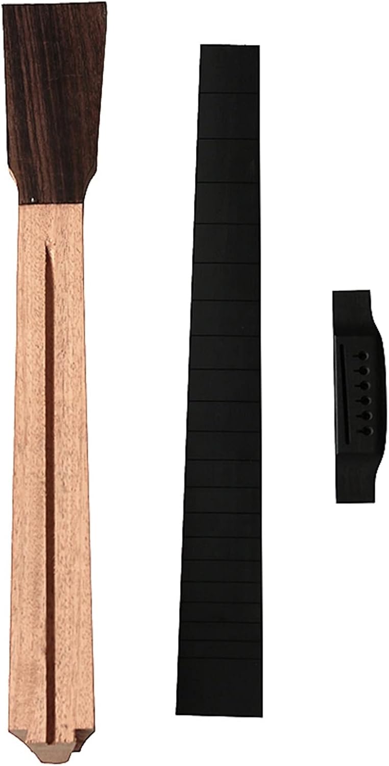 Folk Guitar Full Single Finished Barrel Combination Rosewood Back and Side Spruce Veneer DIY Guitar Material DIY Guitar Kit