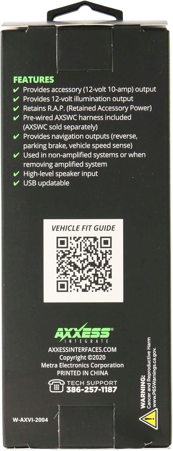 Metra 97-04 Corvette AMP Interface