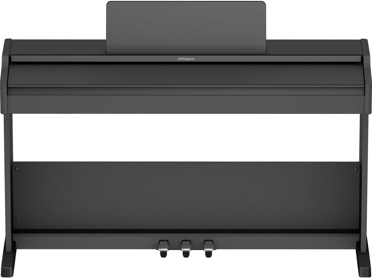 Roland RP107 Digital Piano | Compact and Affordable Home Piano with Traditional Upright Styling | Perfect for Beginners | Class-Leading Sound and Playability | Onboard Bluetooth® & More