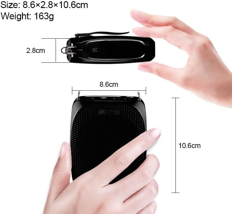 Voice Amplifier Portable UHF Mini Audio Speaker Lautsprecher for Teachers Tourrist Yoga Instructor(D)