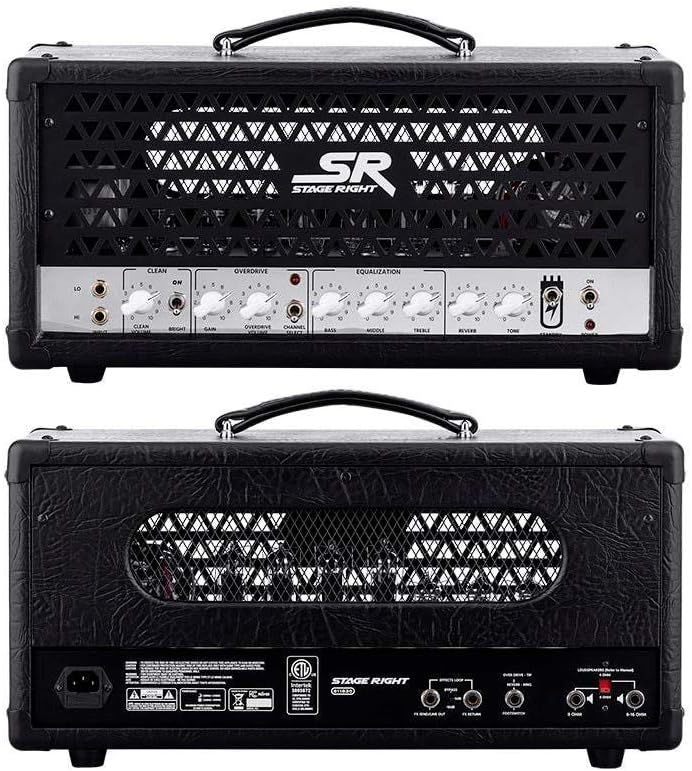 Monoprice 1x12 Guitar Stack Tube Amplifier - 30-Watt, With Celestion V30 and Reverb - Stage Right Series