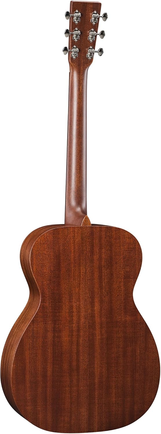 Martin Guitar 00-15M with Gig Bag, Acoustic Guitar for the Working Musician, Mahogany Construction, Satin Finish, 00-14 Fret, and Low Oval Neck Shape