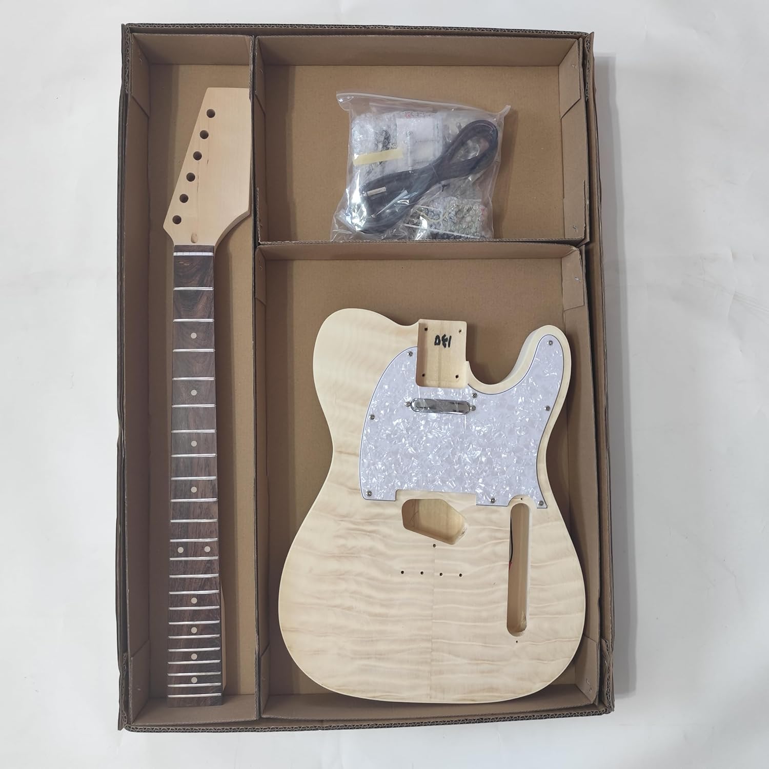 Water ripple effect TL style semi-finished DIY Electric guitar kit