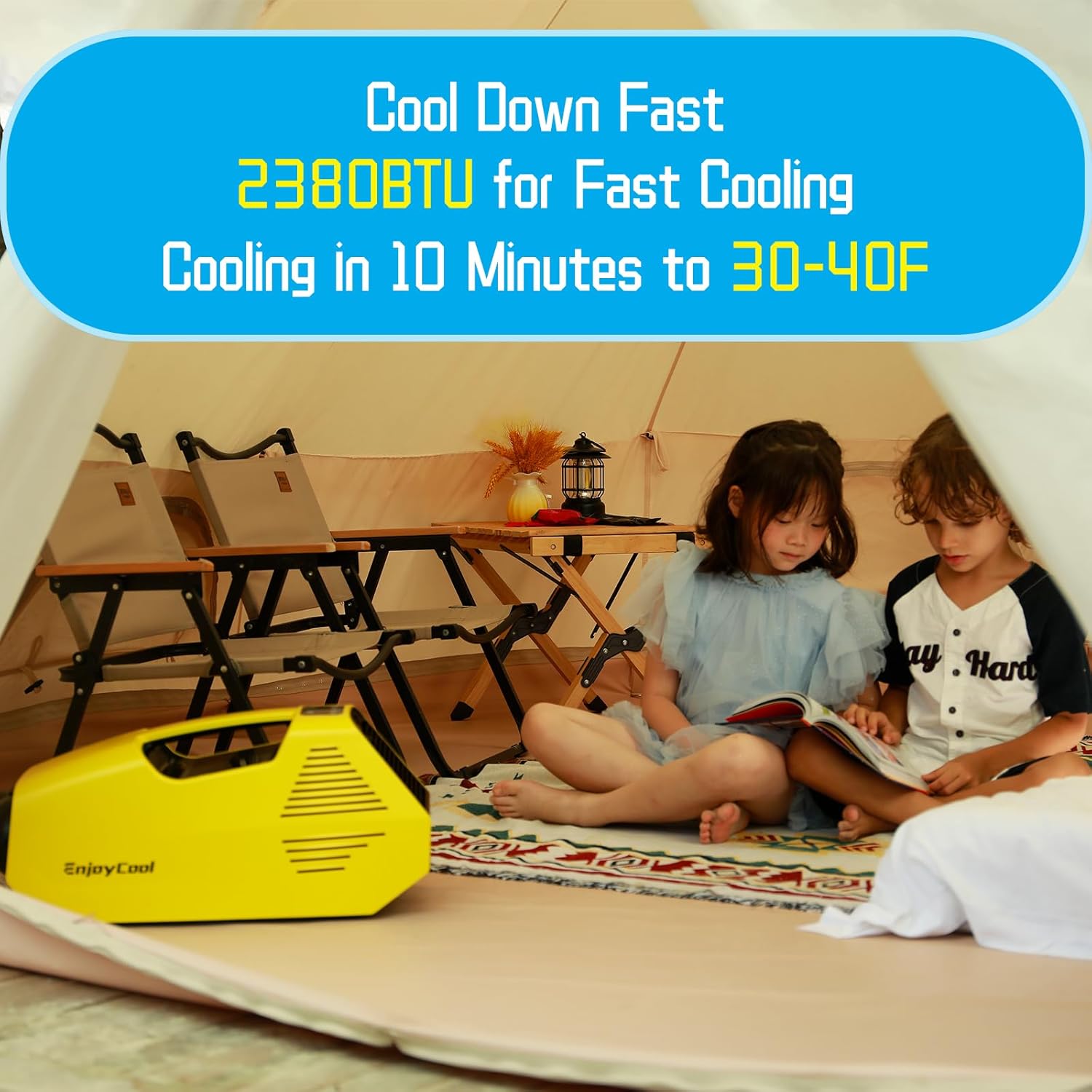 Portable Air Conditioners 2380BTU'S of Fast Cooling 240wh Add-On Battery with Extended Custom Run Times Ultralight Portable Air Conditioner Outdoor Air Conditioner Air Cooler Portable Air Conditioner