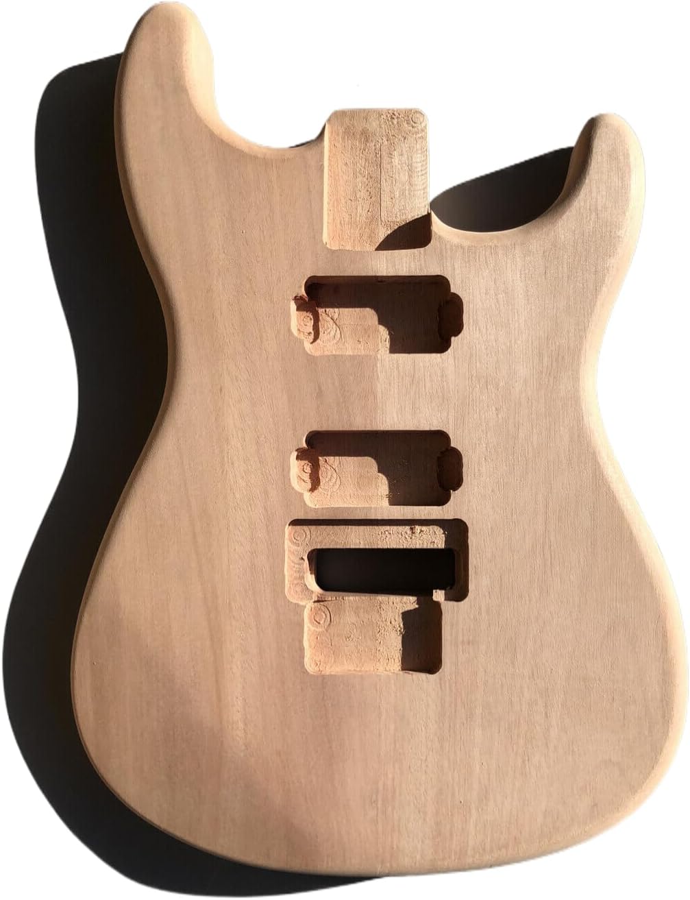 unfinished guitar body floyd rose DIY replacement for guitar project Build your own HH Style Bolt on heel