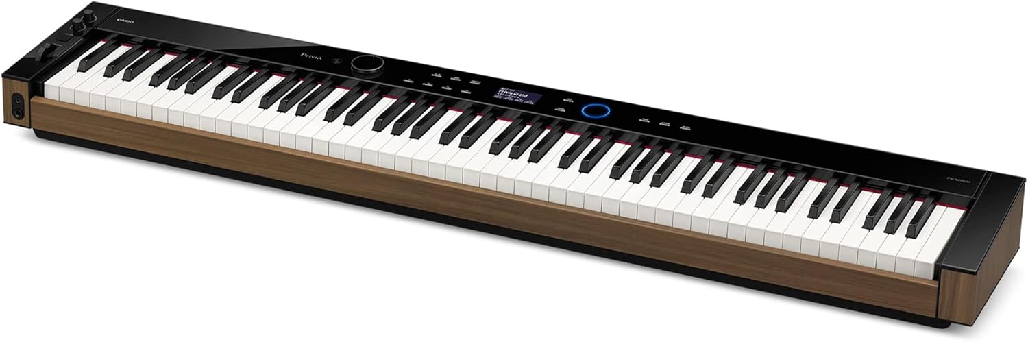 Casio Privia PX-S6000 Digital Piano - Black Bundle with CS-90P Stand, Bench, Headphones, Piano Book, Online Piano Lessons, Instructional DVD, and Austin Bazaar Polishing Cloth