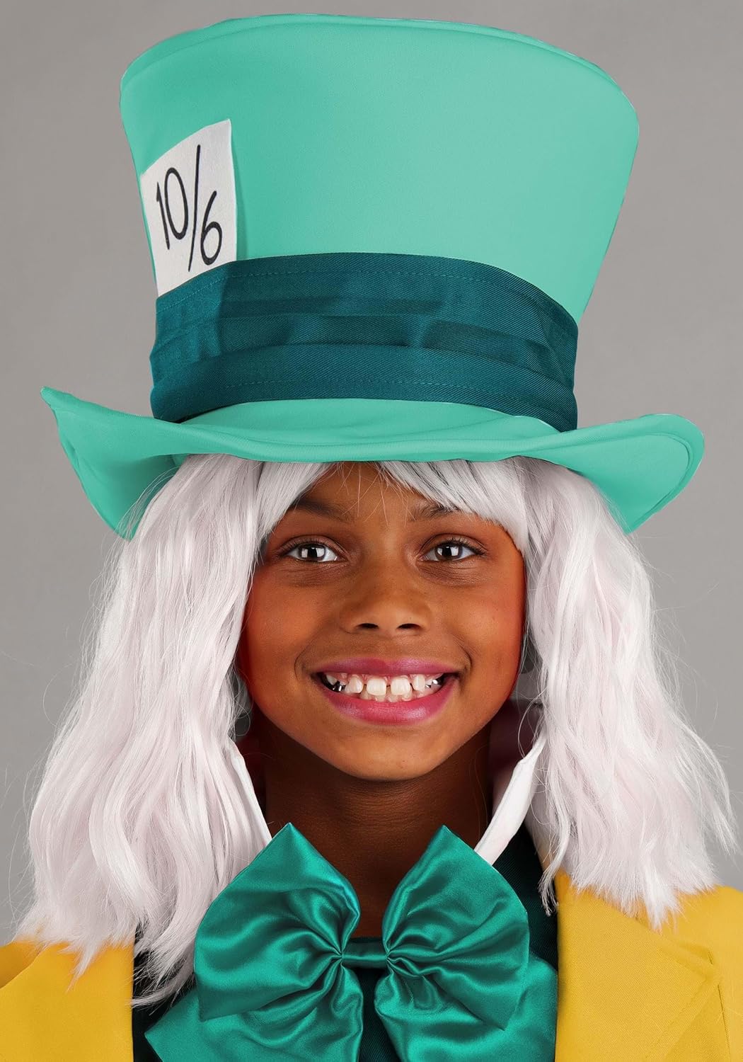 Girls Mad Hatter Costume - Jacket, Vest, Shorts, & Accessories - Disney Alice in Wonderland Halloween Outfit