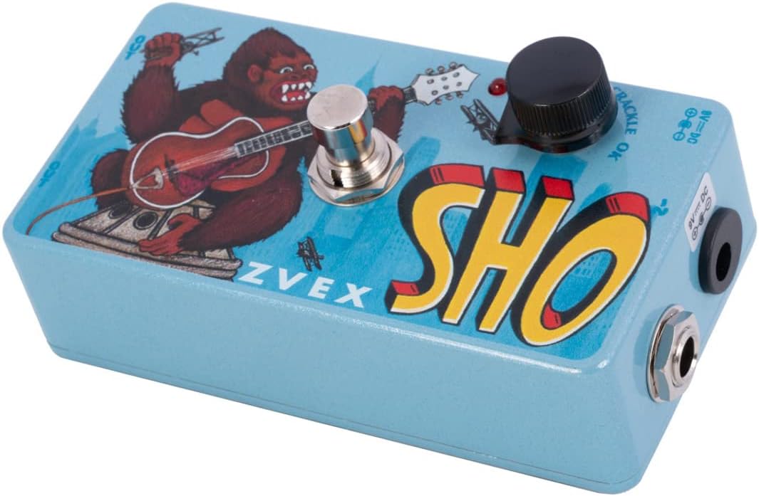 ZVEX Effects Super Hard On Vexter VSHO Booster Guitar Effects Pedal Bundle w/ 2X Dual Right Angle 6