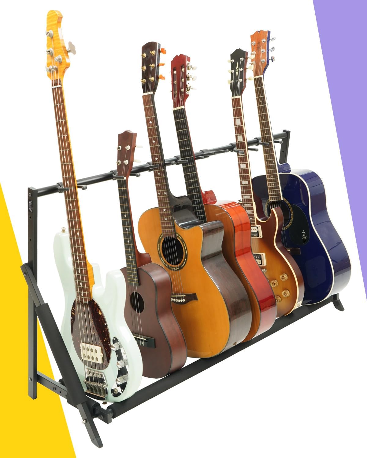 SIGMA 40” OOO Acoustic Guitar + Stage Rocker Multi Guitar Stand