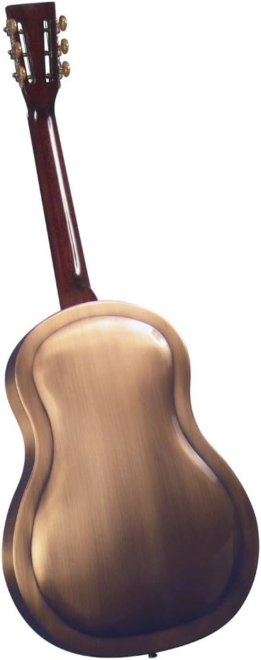 Regal RC-56 Metal Body Tricone Resophonic Guitar - Copper-Plated Brass