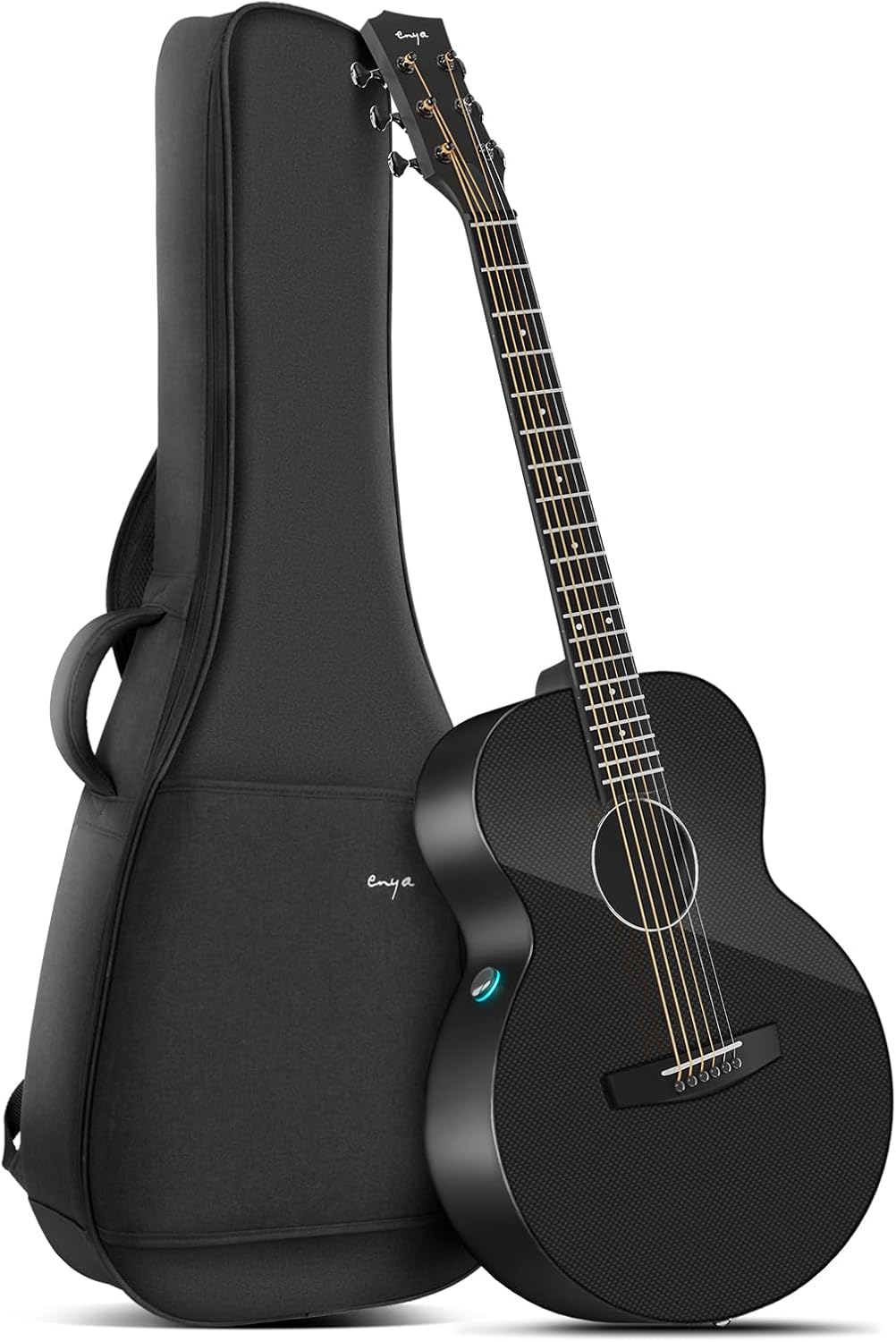Enya Acoustic-Electric Guitar X3 Pro Mini Carbon Fiber Travel Guitar - 36