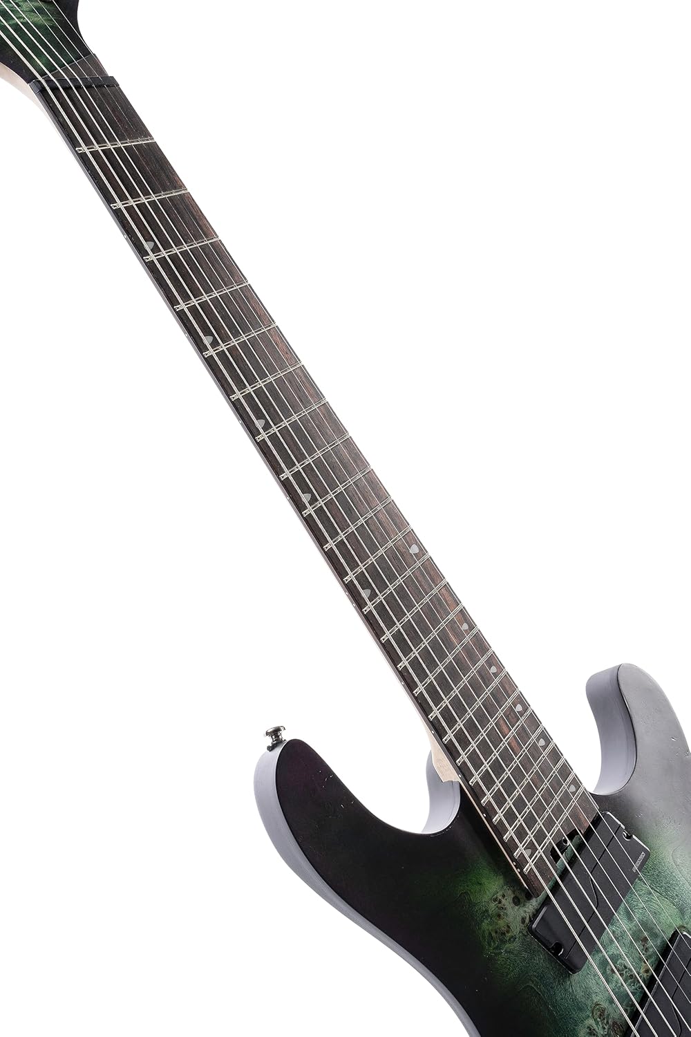 Cort KX Series 507 Multi-Scale 7-String Electric Guitar, Star Dust Green