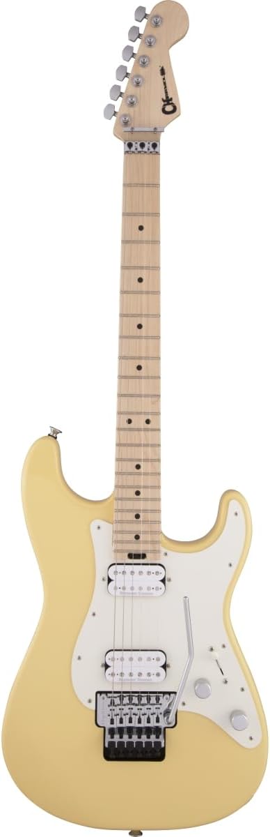 Charvel Pro-Mod So-Cal Style 1 HH FR M Electric Guitar, Maple Fingerboard (Vintage White)
