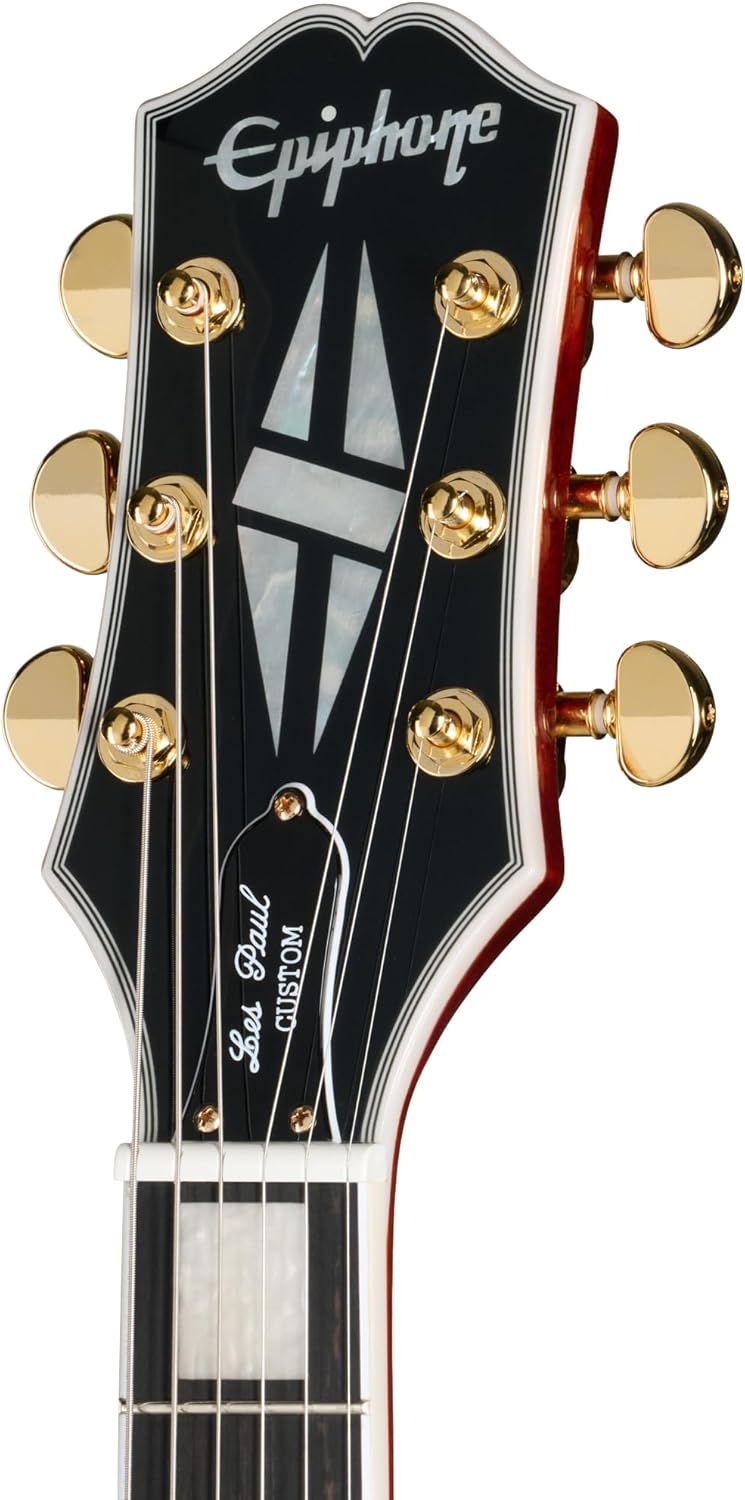 Epiphone EXCLUSIVE Les Paul Custom Quilt AAA, Ice Tea with Bag