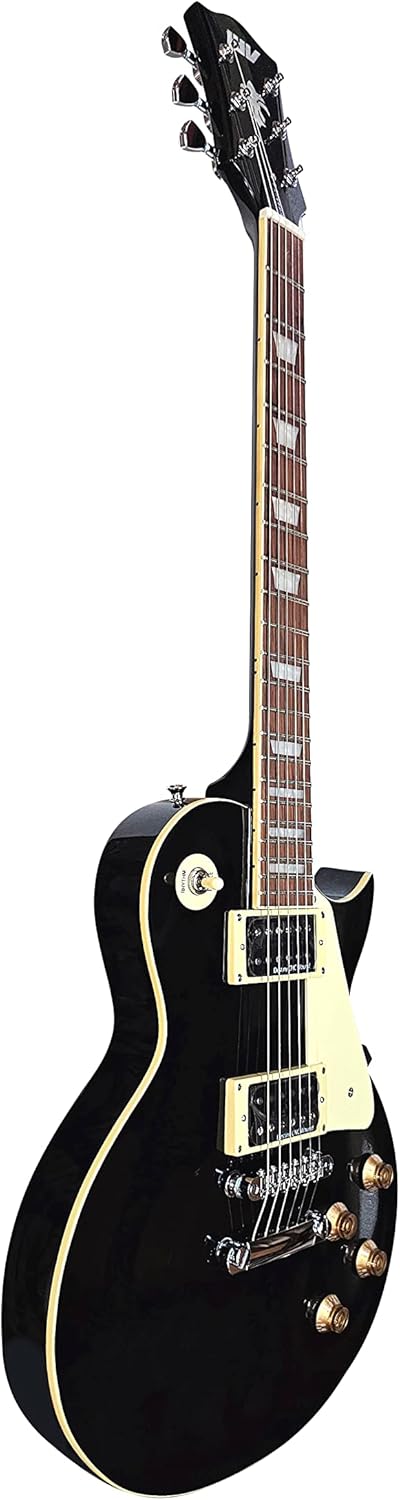 IYV-ILS-340 BK, Solid Body Electric Guitars, Black