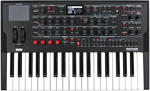 Korg Modwave Wavetable Synthesizer Bundle with Sustain Pedal, MIDI Cable, and Austin Bazaar Polishing Cloth