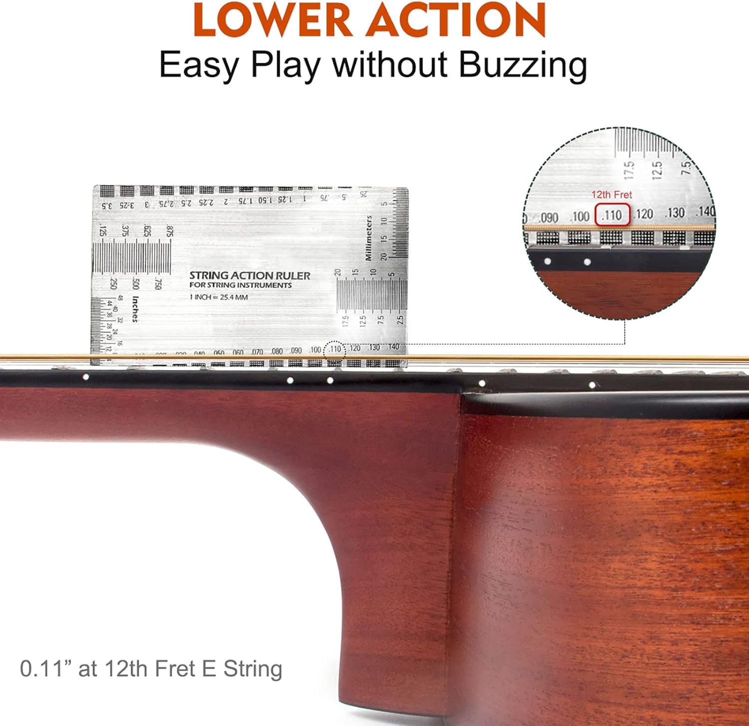 AKLOT Acoustic Guitar for Beginners Full Size 4/4 Folk Guitars Cutaway Acoustique Guitare Starter Kit (38‘’ Spruce Wood W/Bag)