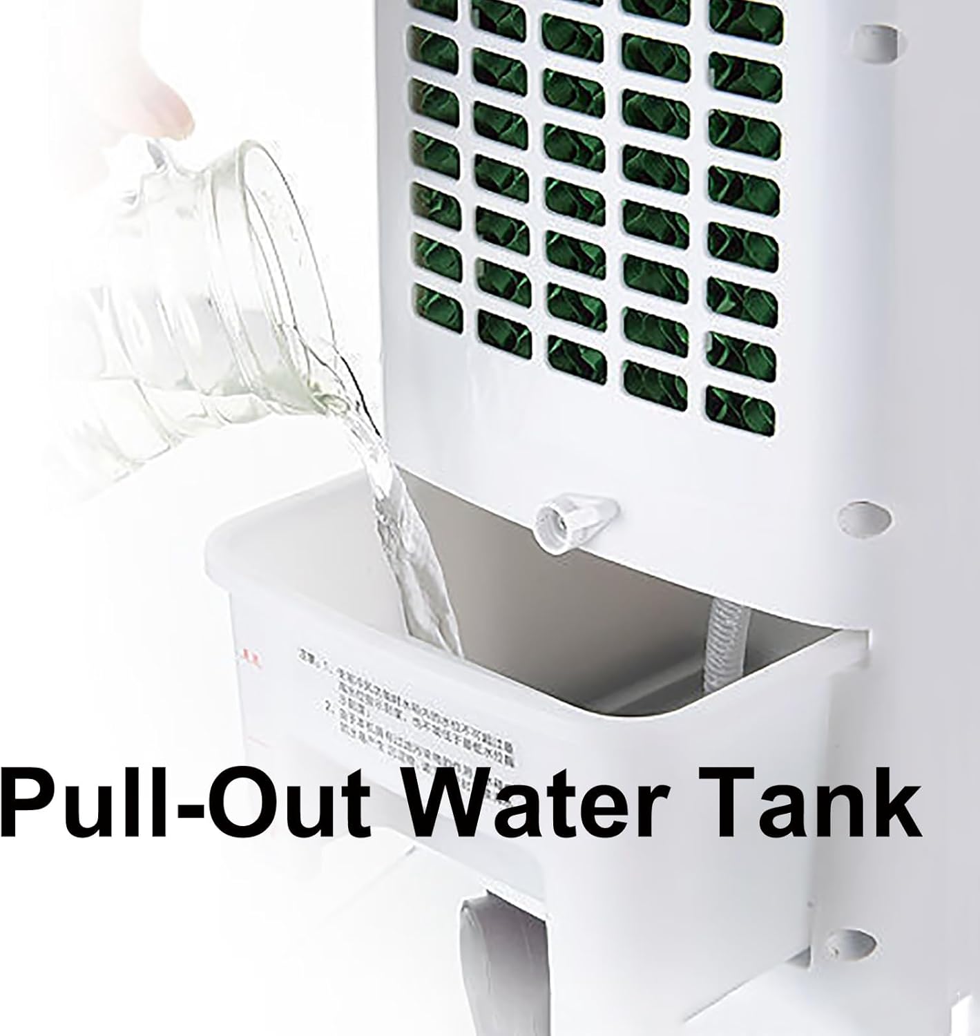 Air Conditioner Fan, Air Circulator Cooler Fans, Mobile Water Cooling Fan with Wheels, Wide-Angle Oscillation, for Family, Office or Dormitory