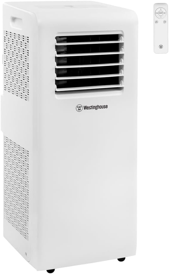 Westinghouse 10,000 BTU Portable Air Conditioner with Home Dehumidifier, Remote Control - For Rooms Up To 450 Square Feet