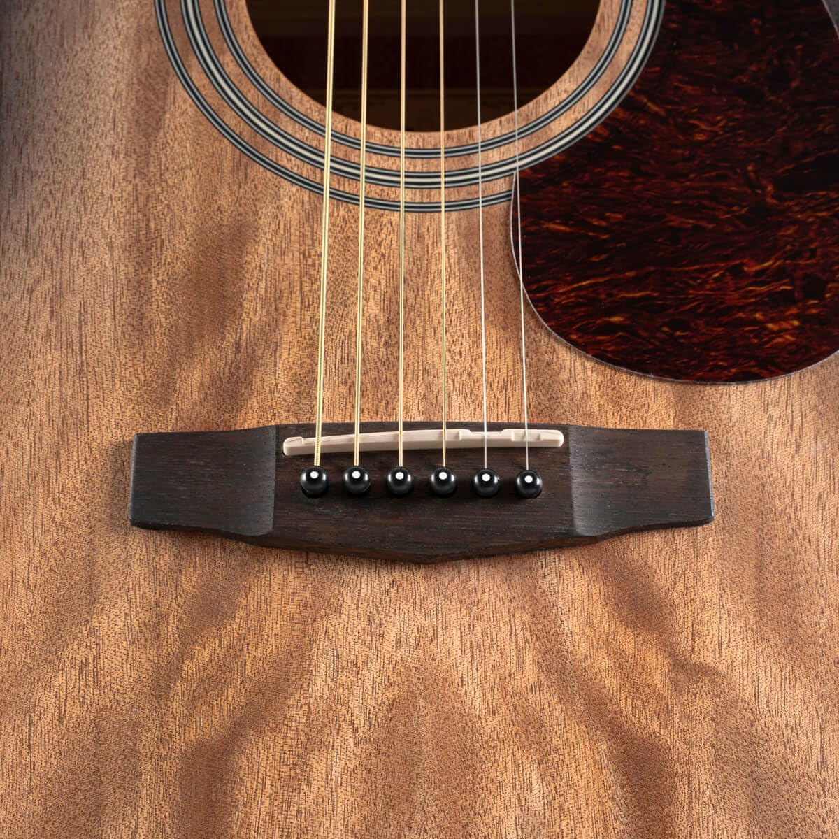 Cort Earth 60M Open Pore Trans Black Acoustic Guitar