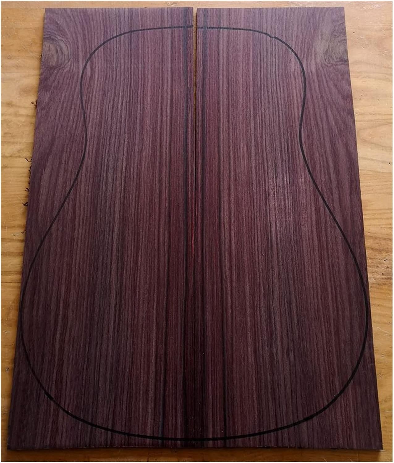 41inch Rosewood Guitar Back and Two Side Panel Set Guitar Making Material DIY Guitar Kit (Color : 28)