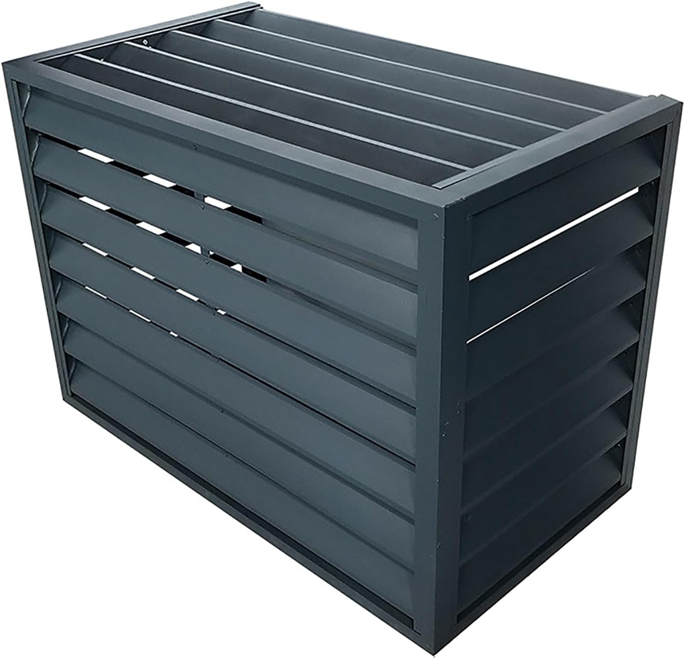Cover for Outdoor Air Conditioner Cover Ac Units Protection, Aluminum Alloy Grille Decorative Air Conditioner Fence Condenser Heat Pump Cover, Pool Pump Trash Can Enclosure