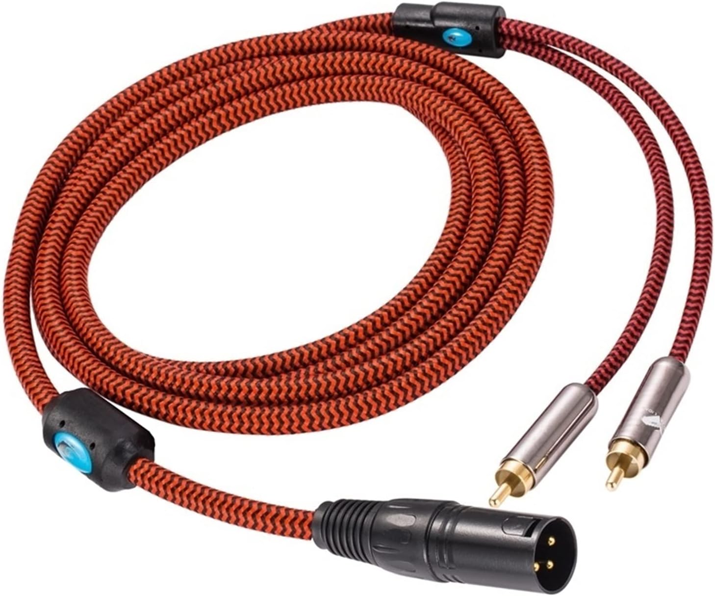 ARTICHOKE Xiaojiang Store Cable Regular 3 Pin XLR to Dual RCA Fit for Speaker Amplifier Mixer Console 2*RCA to XLR Cable 1M 2M 3M 5M 8M 10M (Size : 10meter)