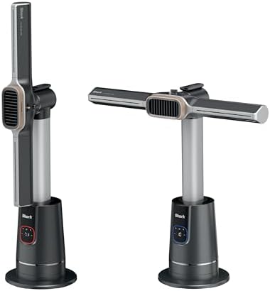 Shark TurboBlade Cool + Heat – 2-in-1 Bladeless Tower Fan & Space Heater for Customizable Year-Round Indoor Use, Bedroom, Living Room, & Office | Powerful Cooling + Rapid Room Heating, Charcoal, TH202